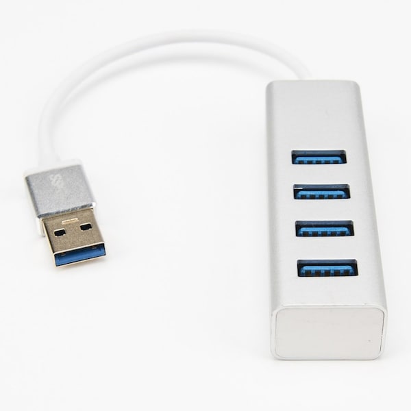 Portable 4 Port Superspeed Mini Usb 3.0